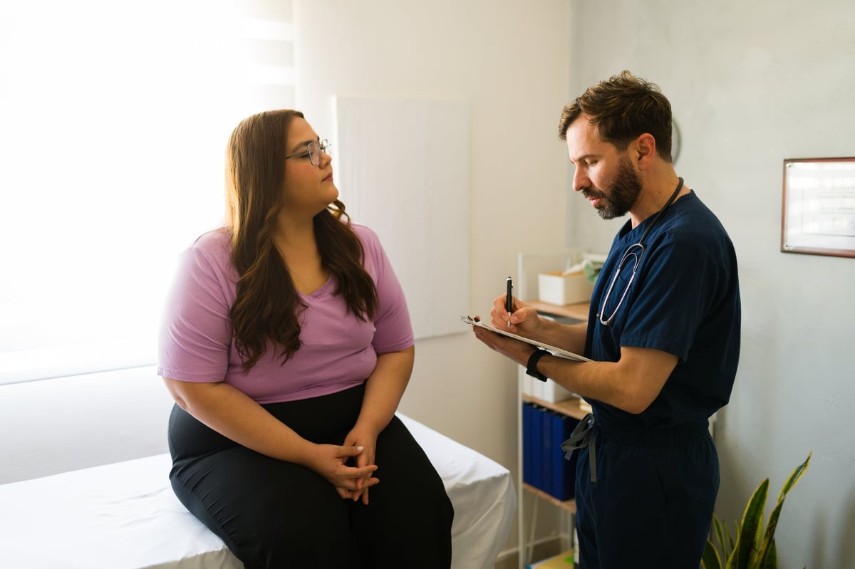 Doctor consultation for medical weight loss